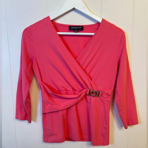 Jones New York Pink Top - Picture 1 of 4